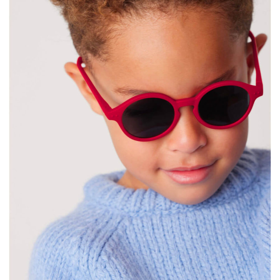 Izipizi Okulary Przeciwsłoneczne dla Dzieci #D KIDS SUN (9-36 miesięcy) Red - obrazek 6