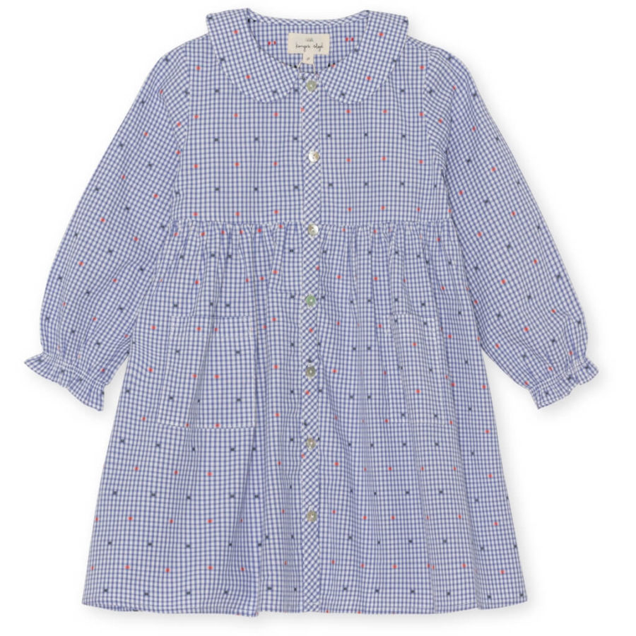 Konges Slojd Sukienka French Dress Jaquard Check