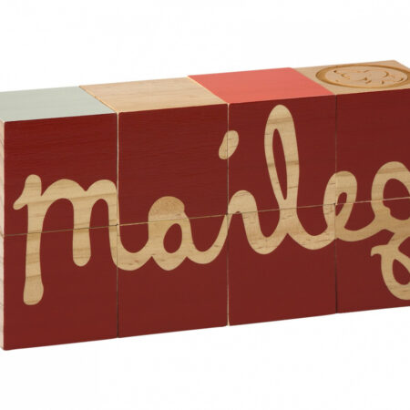 Maileg Drewniane Klocki z Logo - Multi Color