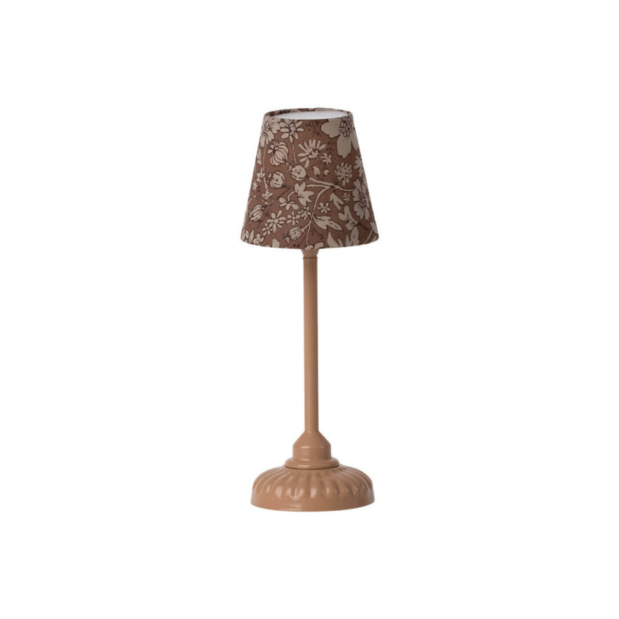 Maileg Mała Metalowa Stojąca Lampa Podłogowa Dark Powder