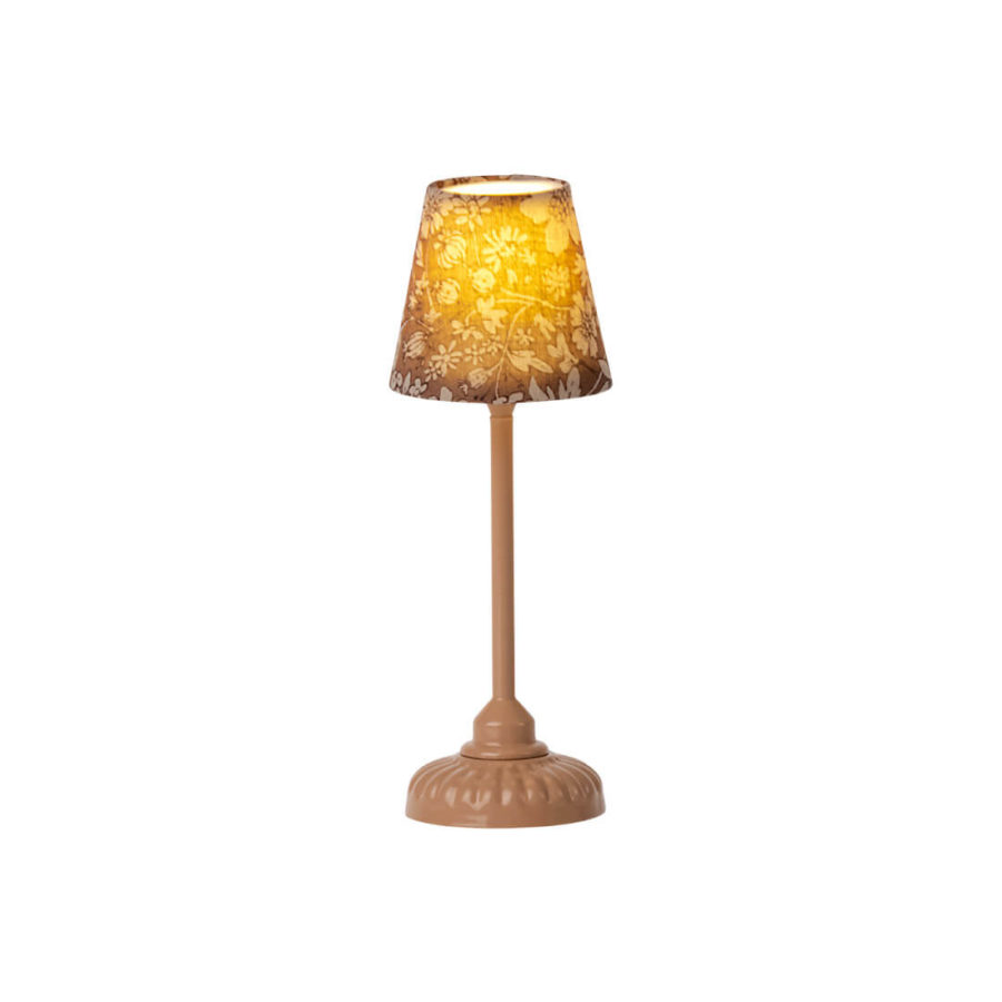 Maileg Mała Metalowa Stojąca Lampa Podłogowa Dark Powder - obrazek 2