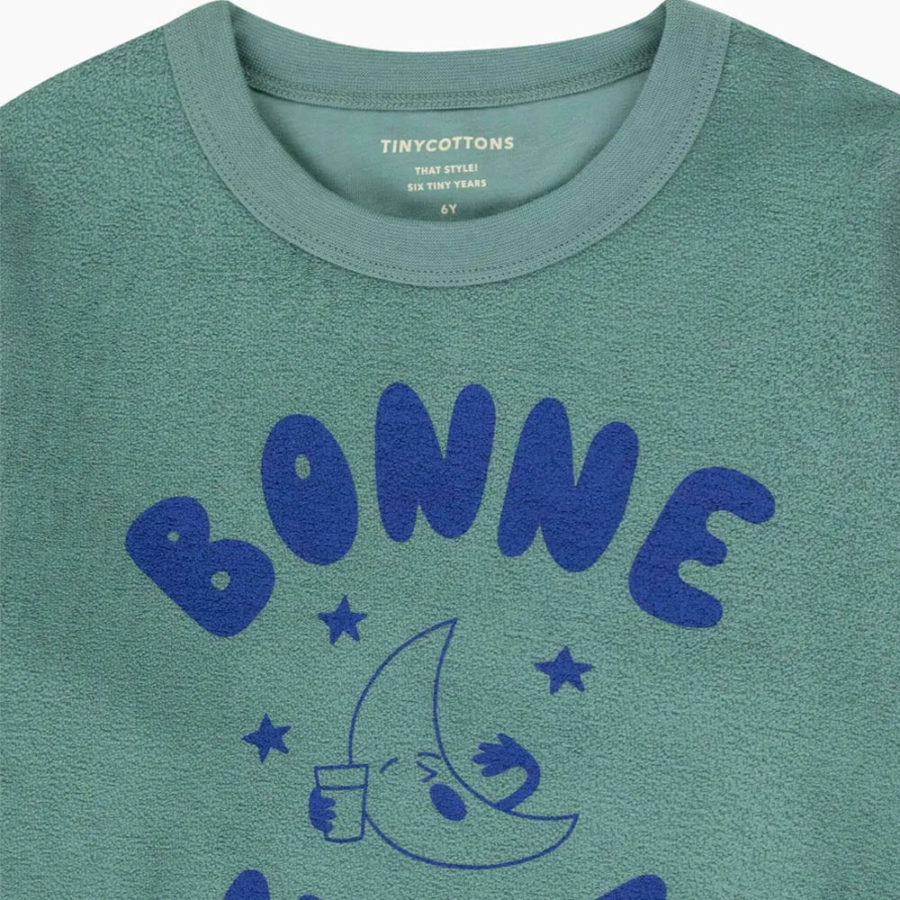 Tinycottons Bluza Bonne Nuit Fern/Indigo - obrazek 5