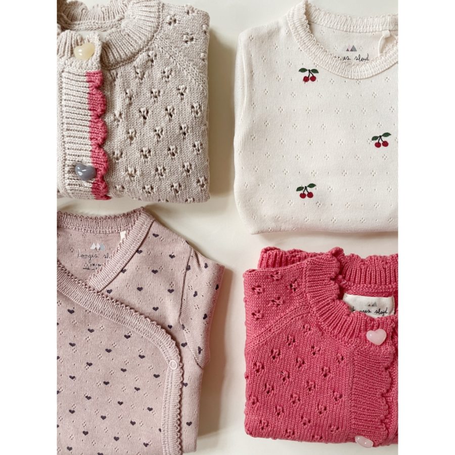 Konges Slojd Body Gots Minnie Newborn Niemowlęce Du Coeur - obrazek 3