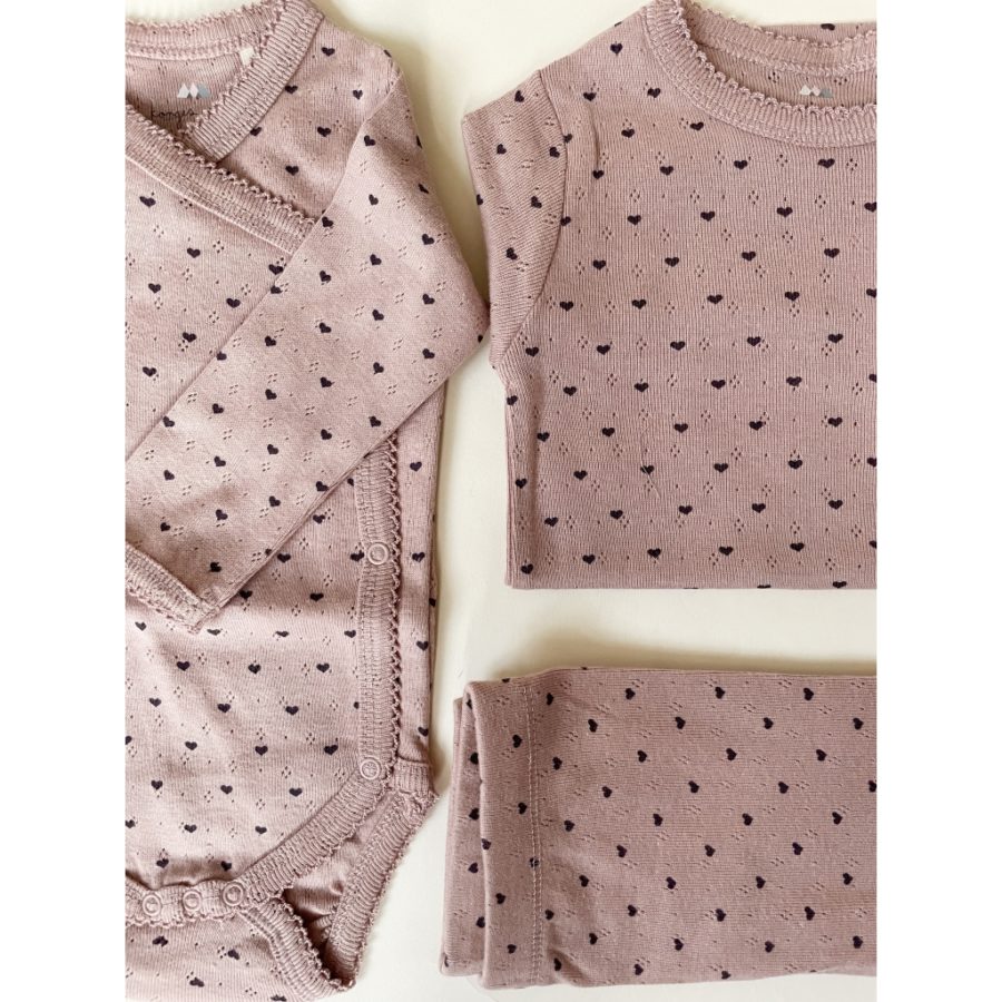 Konges Slojd Body Gots Minnie Newborn Niemowlęce Du Coeur - obrazek 2