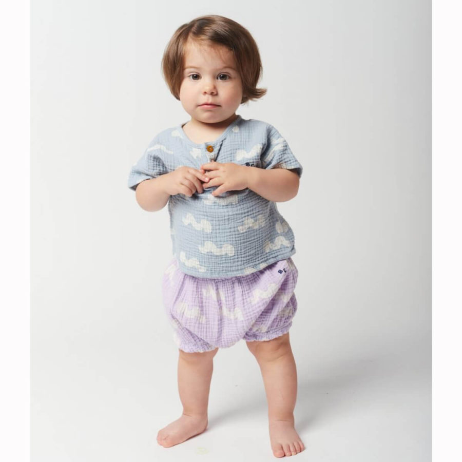 Bobo Choses Bloomersy Waves All Over Woven Ruffle - obrazek 2