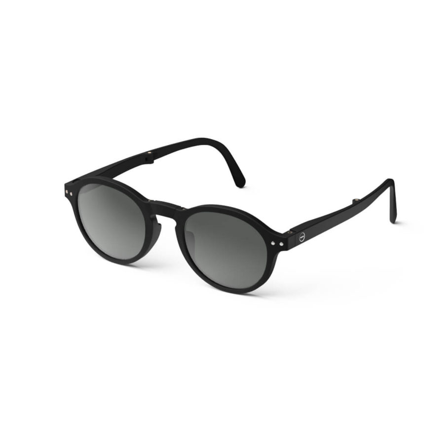 Izipizi Okulary Przeciwsłoneczne Sun Adult #F Black Składane