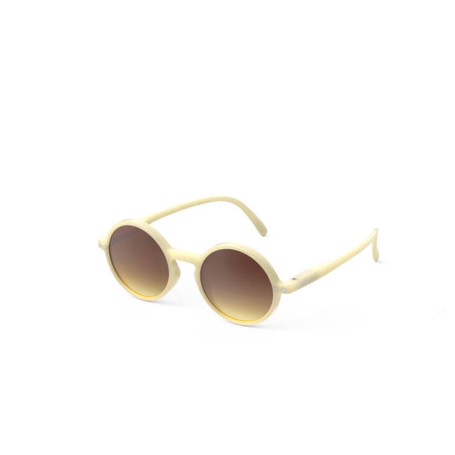 Izipizi Okulary Przeciwsłoneczne dla Dzieci JUNIOR SUN (5-10 lat) #G Glossy Ivory