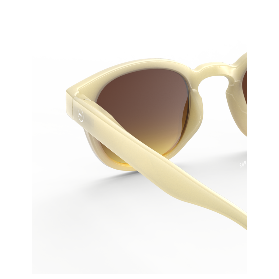 Izipizi Okulary Przeciwsłoneczne dla Dzieci JUNIOR SUN (5-10 lat) #C Glossy Ivory - obrazek 4