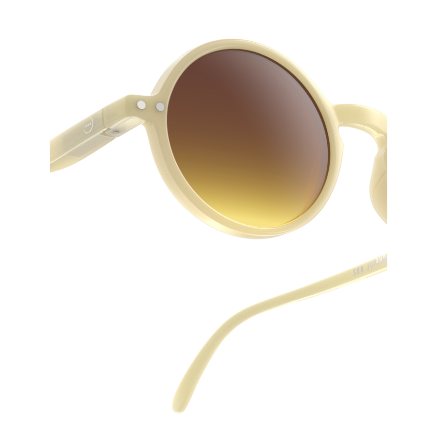 Izipizi Okulary Przeciwsłoneczne dla Dzieci JUNIOR SUN (5-10 lat) #G Glossy Ivory - obrazek 4