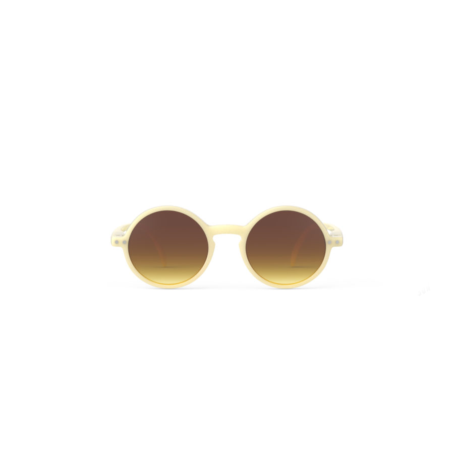 Izipizi Okulary Przeciwsłoneczne dla Dzieci JUNIOR SUN (5-10 lat) #G Glossy Ivory - obrazek 2
