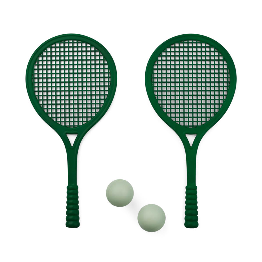 Liewood Zestaw Z Paletkami Do Gry Monica Tennis Set Garden Green/Dusty Mint