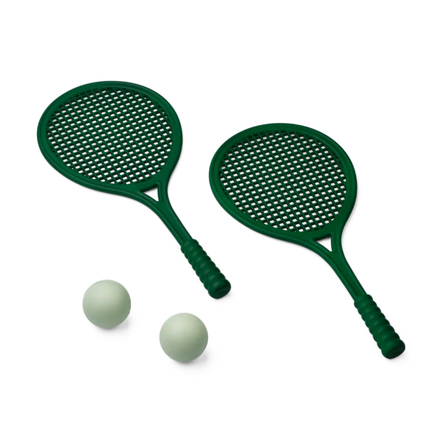Liewood Zestaw Z Paletkami Do Gry Monica Tennis Set Garden Green/Dusty Mint - obrazek 2