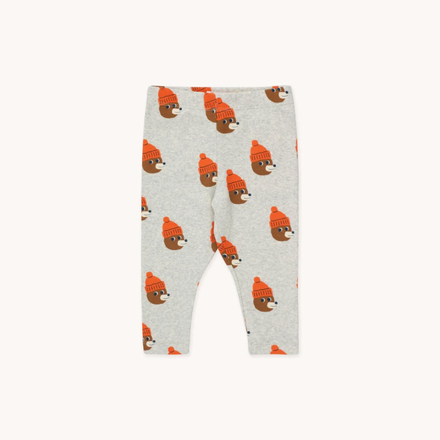 Tinycottons Legginsy Bear Light Grey Heather