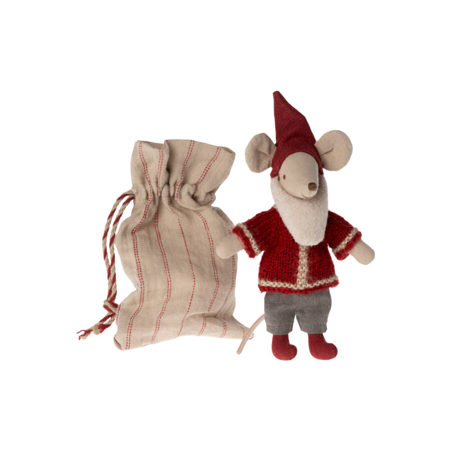 Maileg Myszka Santa Mouse - obrazek 2