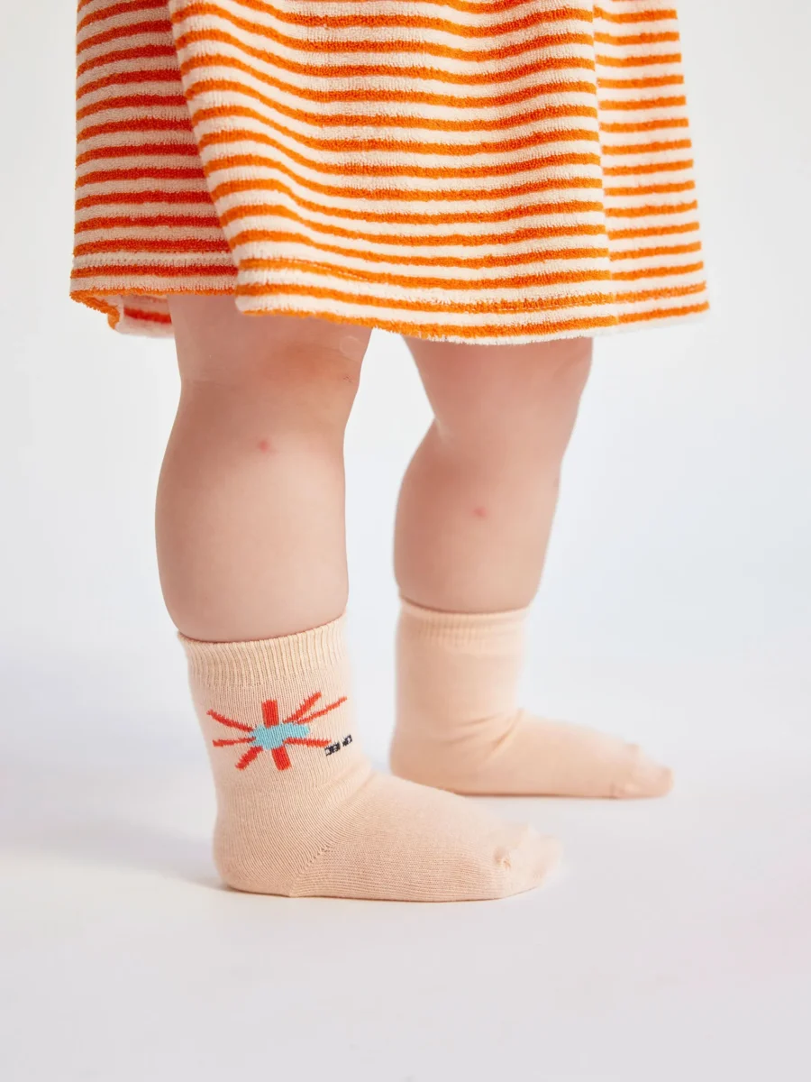 Bobo Choses 2-Pak Skarpetek Baby Sun Short Light Pink - obrazek 3