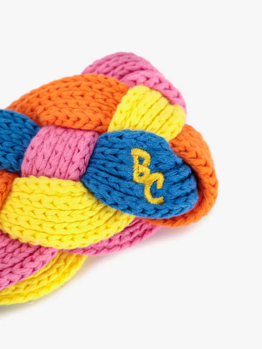Bobo Choses Opaska Do Włosów Multicolor Baided Knitted Cotton Multicolor - obrazek 3