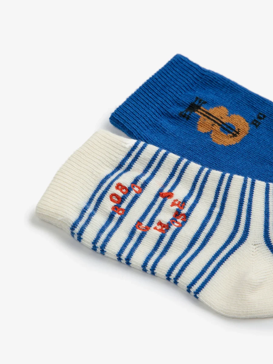 Bobo Choses 2-Pak Skarpetek Baby Sun Short Navy Blue - obrazek 4