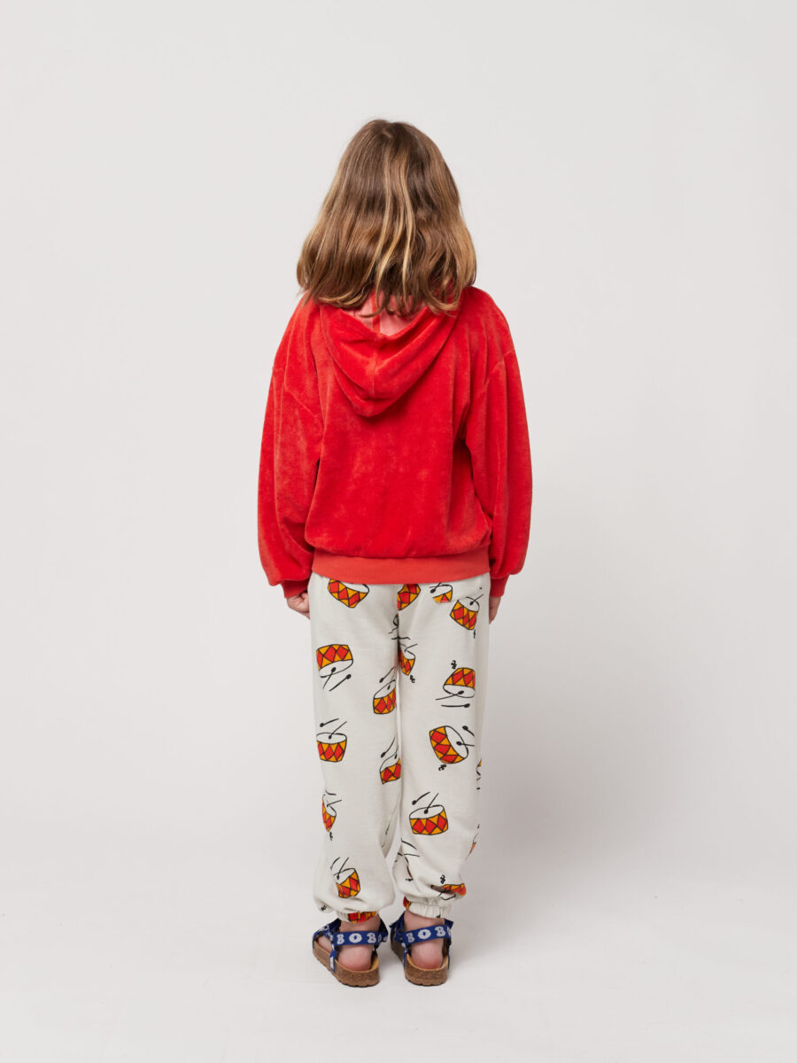 Bobo Choses Spodnie Dresowe Play The Drum All Over Beige - obrazek 5