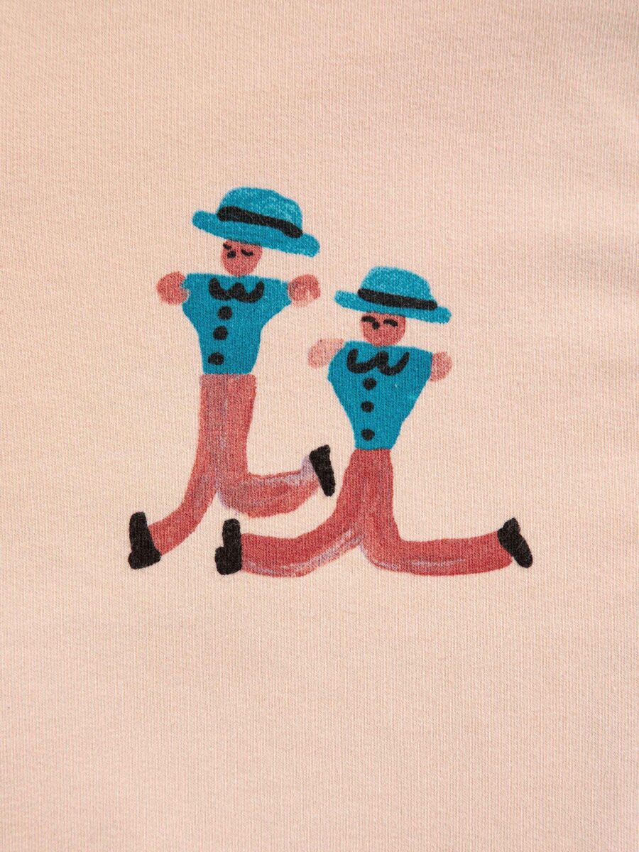 Bobo Choses Bluza Na Zamek Dancing Giants Light Pink - obrazek 4