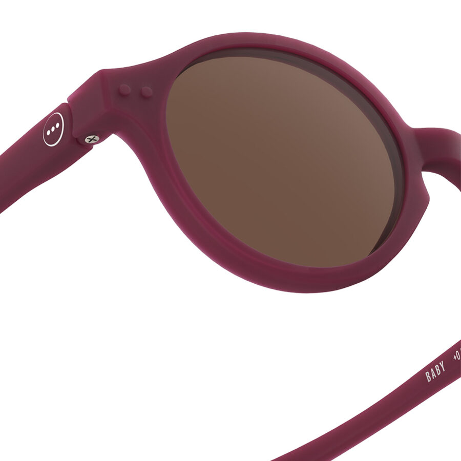 Izipizi Okulary Przeciwsłoneczne dla Niemowląt BABY SUN #D (0-9 miesięcy) Antique Purple - obrazek 3