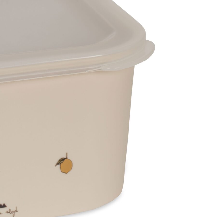 Konges Slojd Zestaw Pojemników, Pudełka Na Jedzenie Lemon - obrazek 4