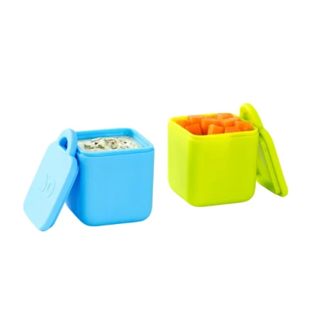 Omie OmieDip Dwa Szczelne Pojemniczki Blue Lime