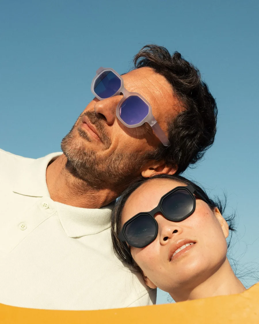 Olivio & Co Okulary Przeciwsłoneczne Creative D Squid Black Polarized 10+ lat/dorosły - obrazek 3
