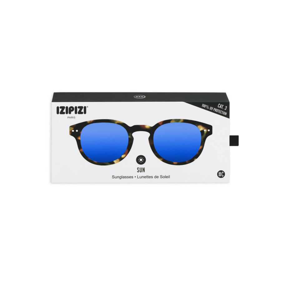 Izipizi Okulary Przeciwsłoneczne Sun Adult  #C Tortoise Mirror - obrazek 5