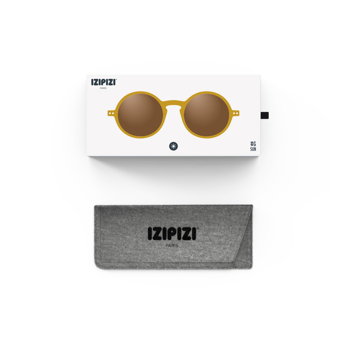 Izipizi Okulary Przeciwsłoneczne Sun Adult #G Golden Green - obrazek 5