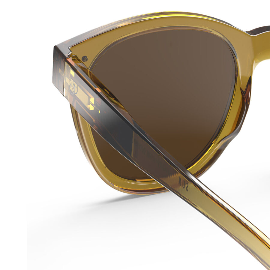 Izipizi Okulary Przeciwsłoneczne Sun Adult #N Golden Green - obrazek 4