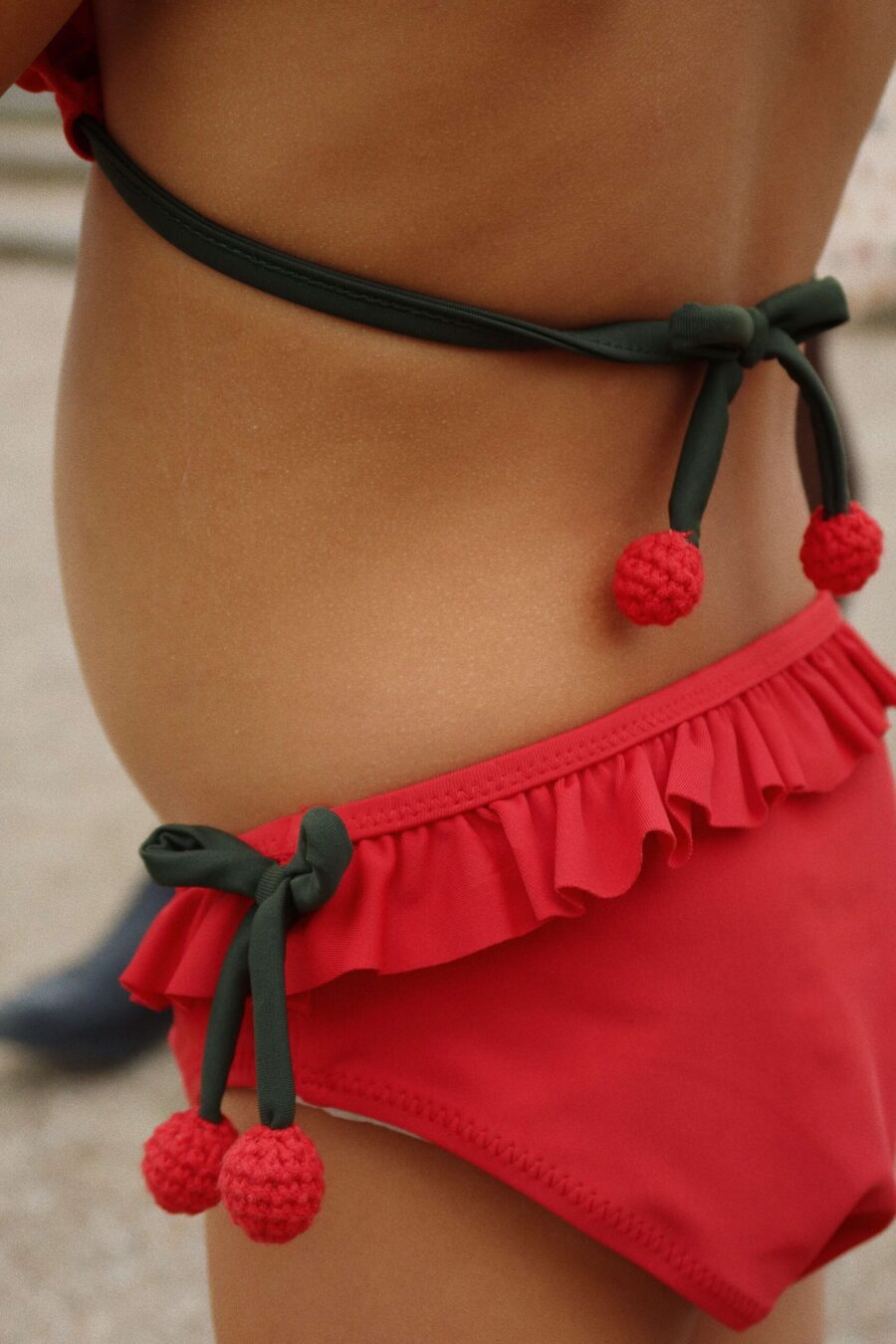 Konges Slojd Strój Kapielowy Dwuczęściowy Gots Cherry - obrazek 5
