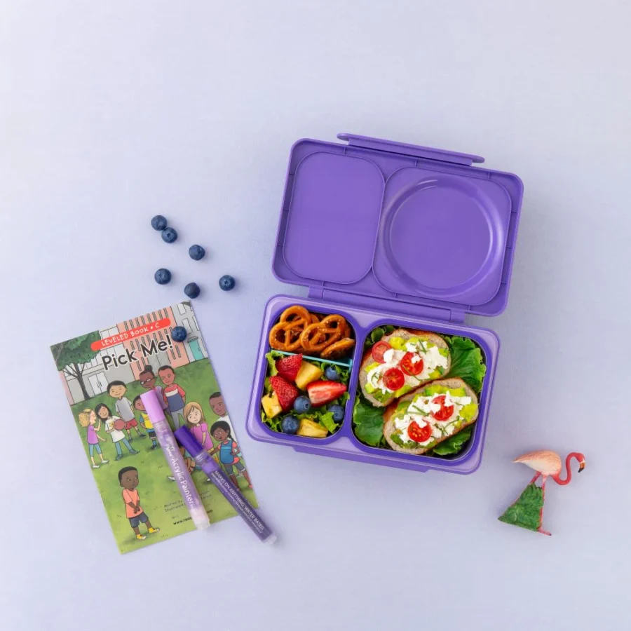 Omie Lunch Box Z Termosem Omiebox Up Galaxy Purple - obrazek 5