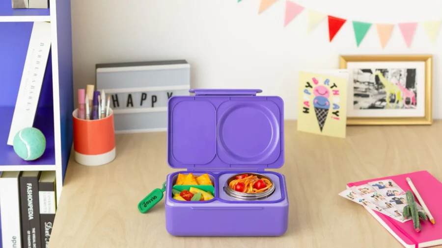 Omie Lunch Box Z Termosem Omiebox Up Galaxy Purple - obrazek 7