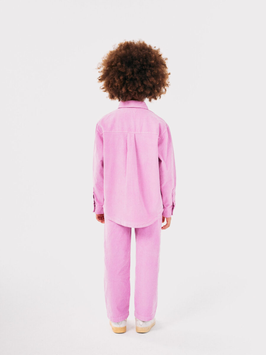Bobo Choses Spodnie Pink Cordouroy Pink - obrazek 5