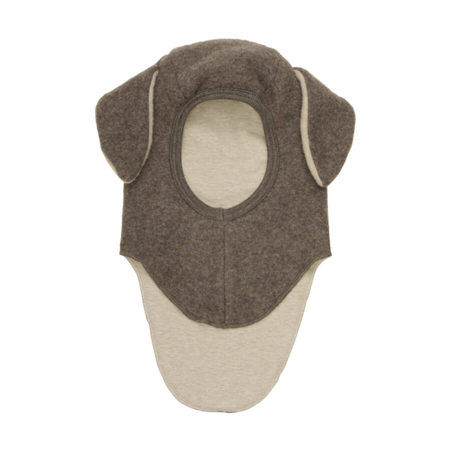 Huttelihut Kominiarka Merino Fleece  w. Lin. Brown Melange