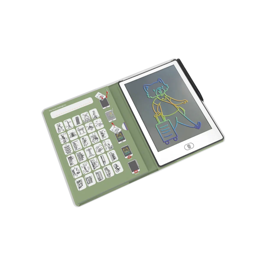 Kidywolf Pad Rysunkowy Z Ekranem LCD Travel - obrazek 2