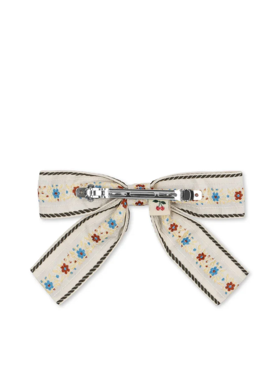Konges Slojd Spinka Do Włosów Ribbon Bowie Beige - obrazek 3