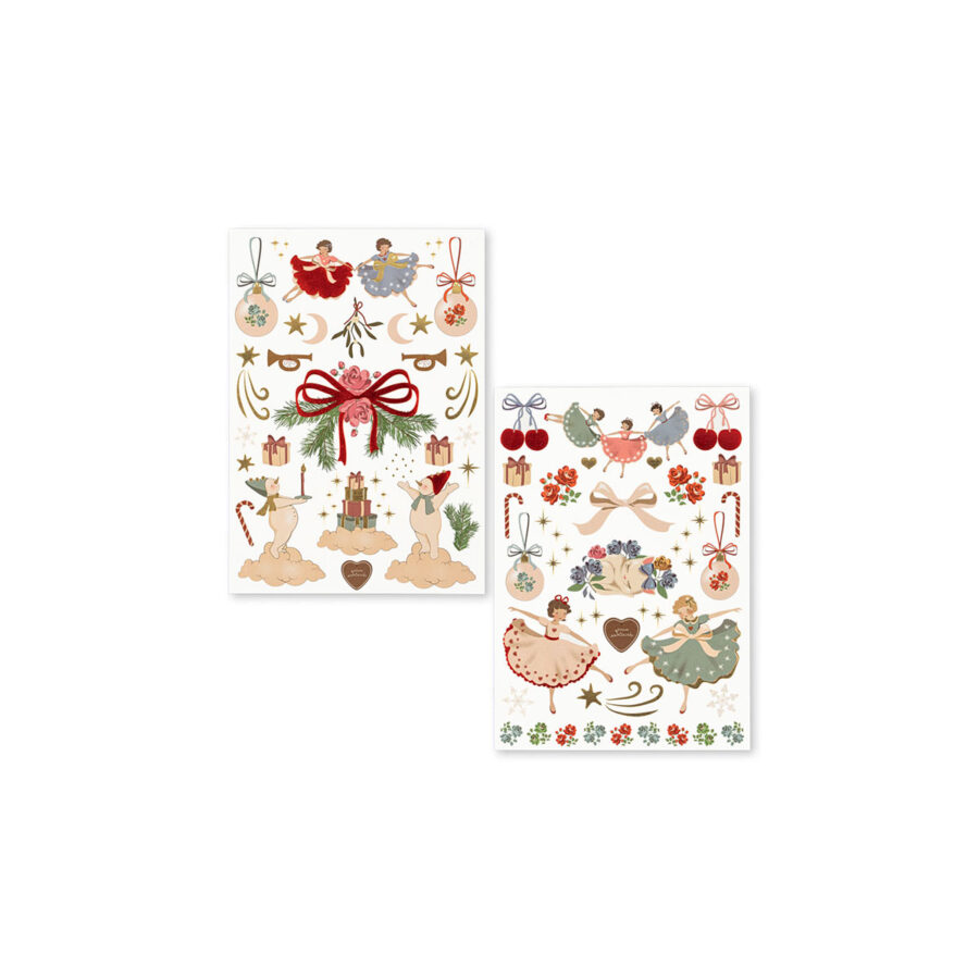 Konges Slojd Zestaw Świątecznych Tatuaży Christmas Multi - obrazek 2