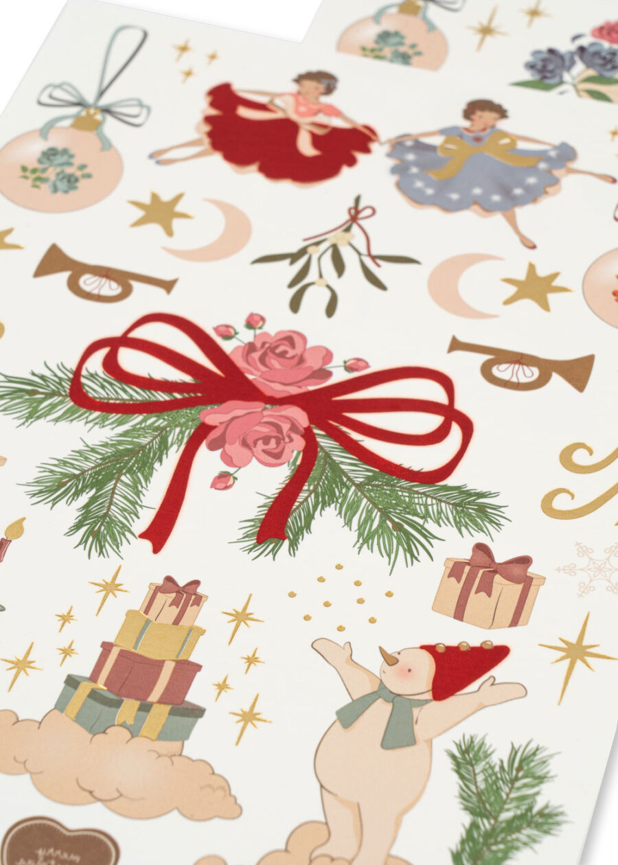 Konges Slojd Zestaw Świątecznych Tatuaży Christmas Multi - obrazek 3