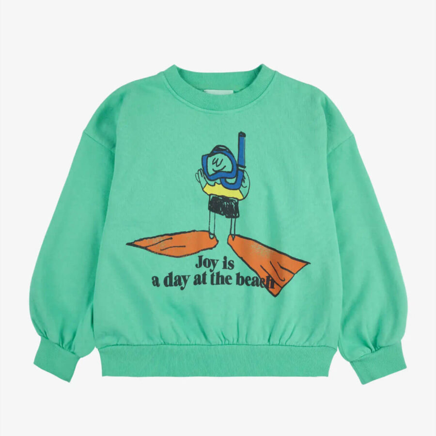 Bobo Choses Bluza A Day At The Beach Light Green