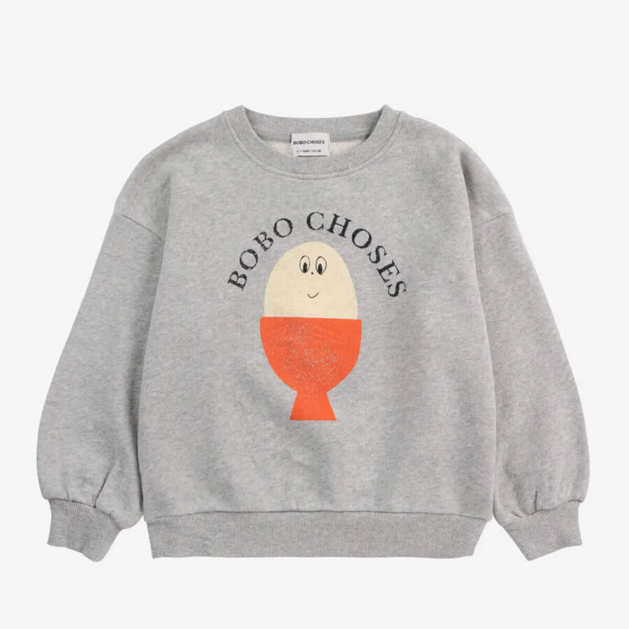 Bobo Choses Bluza Morning Egg Heather Grey