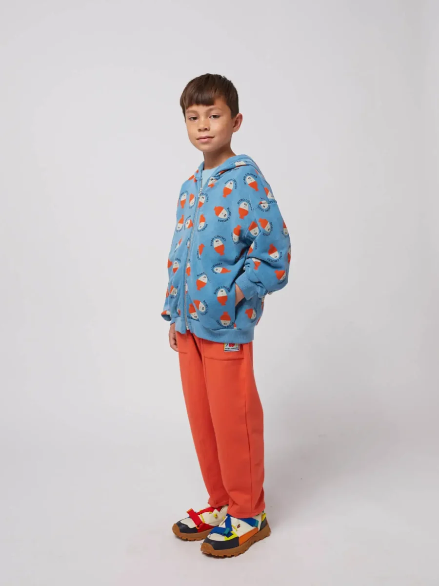 Bobo Choses Bluza Na Zamek Morning Egg Blue - obrazek 4