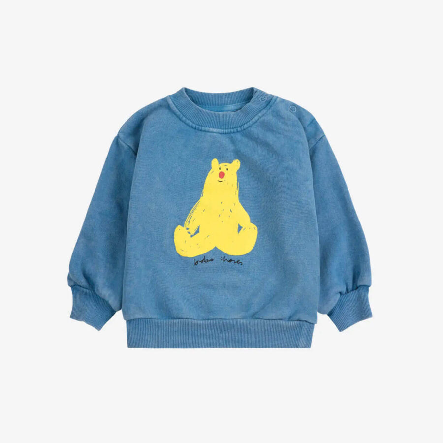 Bobo Choses Bluza Hug Me Bear Blue