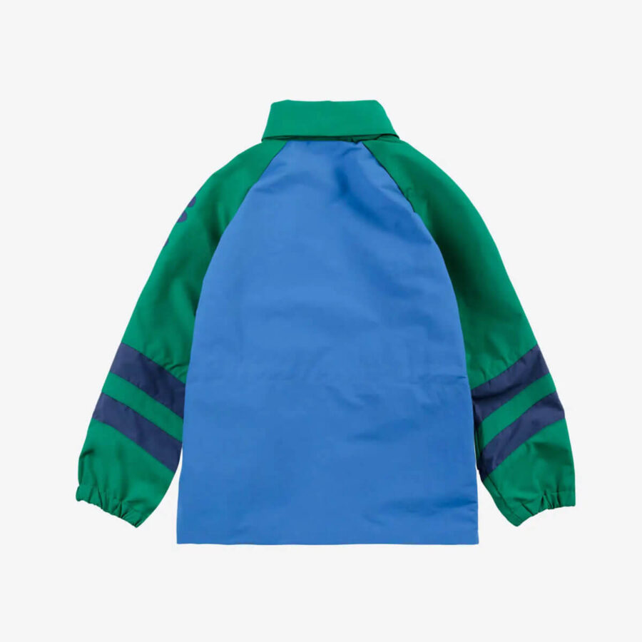 Bobo Choses Kurtka Przeciwdeszczowa Wavy Color Block Multicolor - obrazek 2