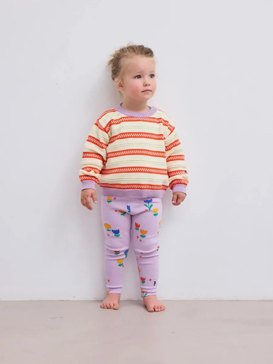 Bobo Choses Legginsy Garden Party All Love Lavender - obrazek 3