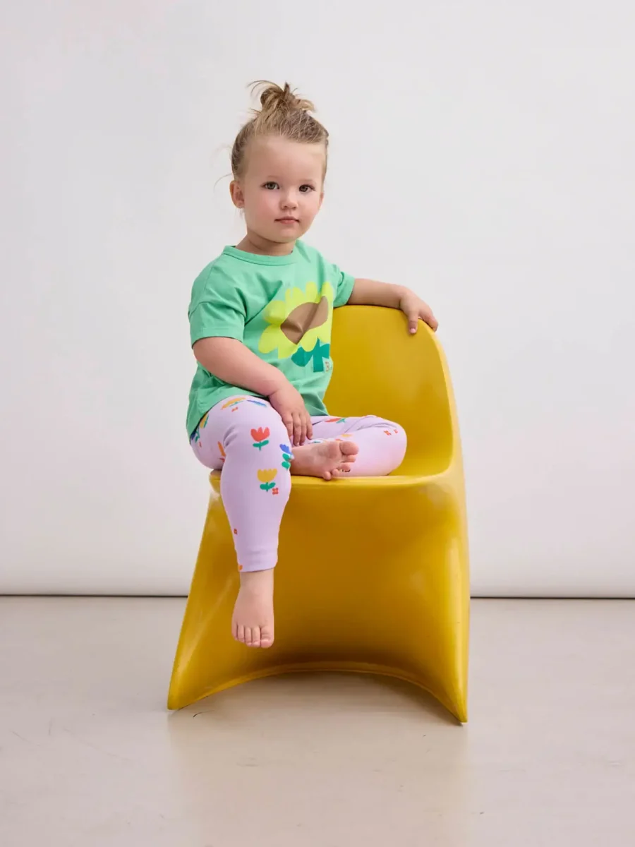 Bobo Choses Legginsy Garden Party All Love Lavender - obrazek 4