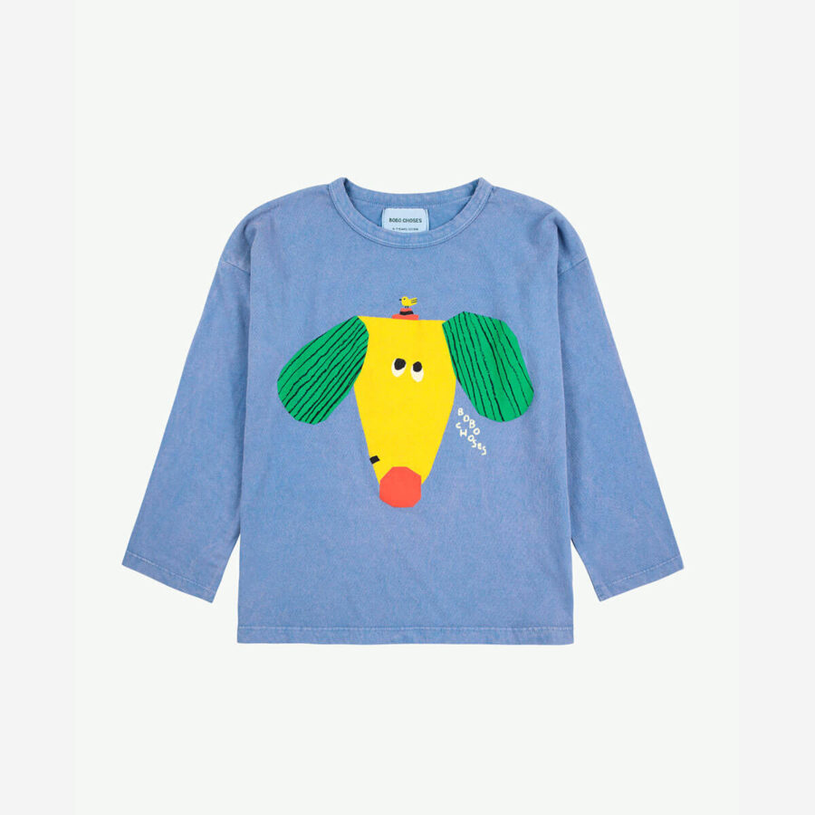 Bobo Choses Longsleeve Happy Dog Blue