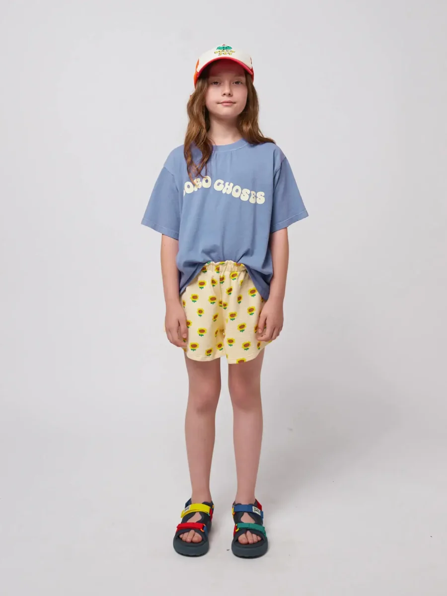 Bobo Choses Spodenki Sunflower All Over Offwhite - obrazek 3