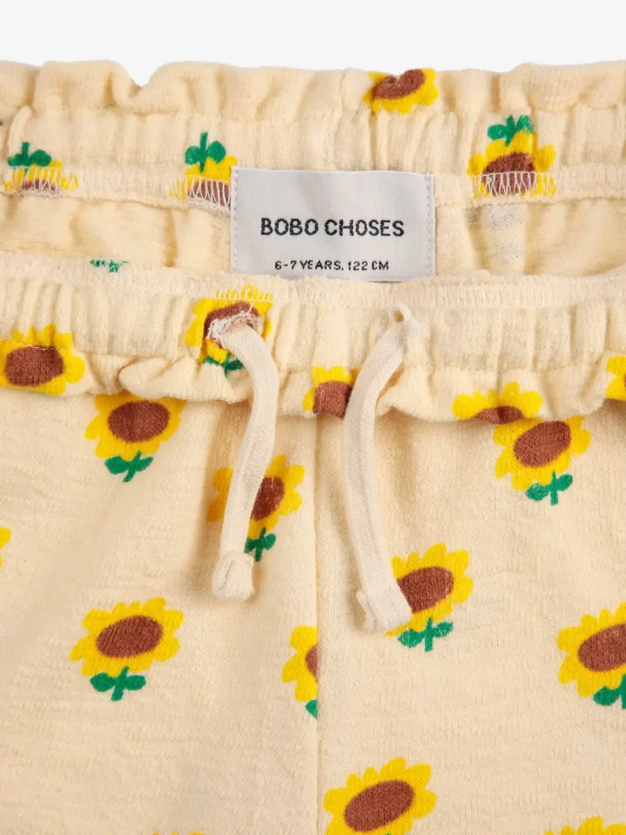 Bobo Choses Spodenki Sunflower All Over Offwhite - obrazek 4