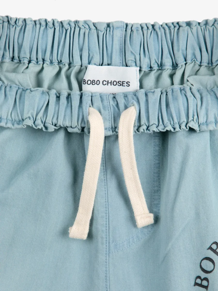 Bobo Choses Spodnie Morning Egg Light Denim Light Blue - obrazek 5